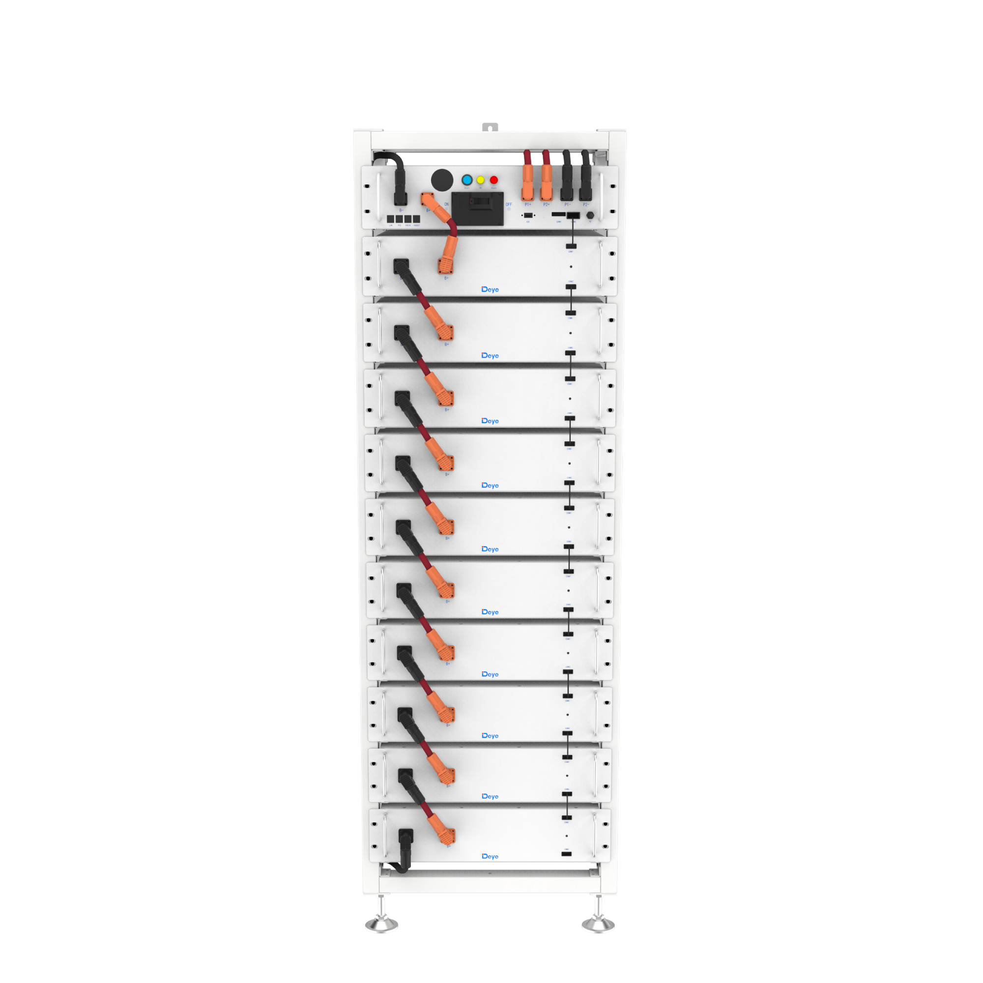 АКУМУЛЯТОРНА БАТАРЕЯ BOS-A DEYE (HIGH-VOLTAGE LIFEPO4 38,4V 200AH 7,68KWH) - Зображення 2