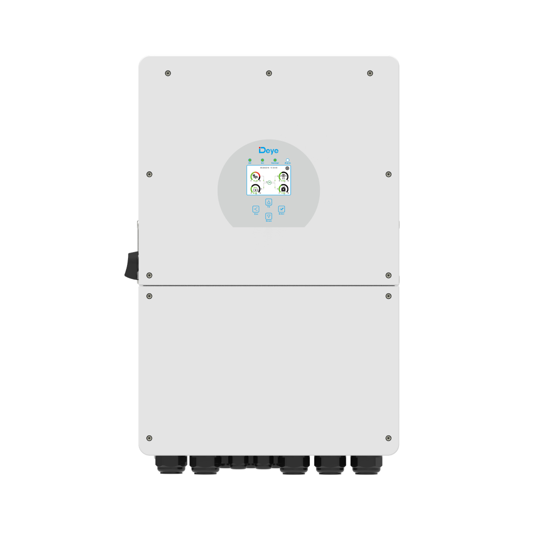 ГІБРИДНИЙ ІНВЕРТОР SUN-16K-SG01LP1-EU DEYE WIFI (16 KW, 1 ФАЗА, 3 MPPT, LV)